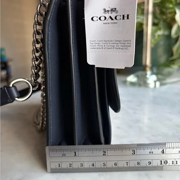 Coach Denim Blue Signature Klare Crossbody Shoulder Bag NWT - Picture 6 of 10